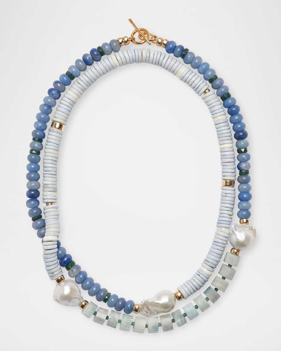 Cabana Necklace In Azure Sky